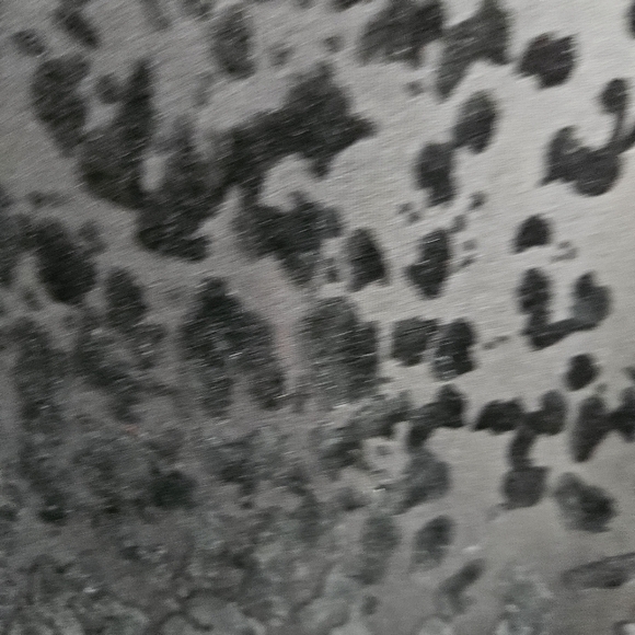 Calvin Klein Black Leopard Print Embossed Sheath Dress Size 6 Whimsigoth - Picture 9 of 16